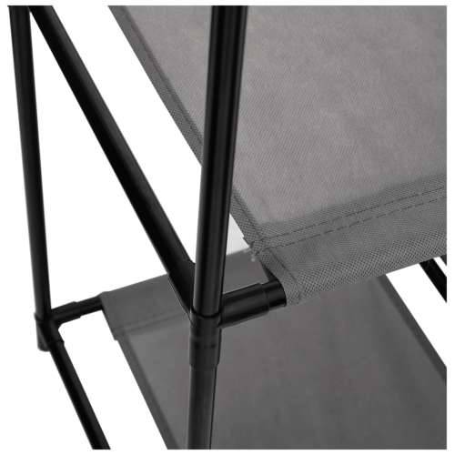 Ormarić za pohranu s 4 platnene košare sivi 63x30x71 cm čelični - Siva 1 Cijena