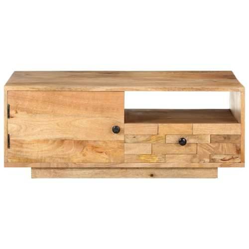 Stolić za kavu 90 x 50 x 35 cm od masivnog drva manga Cijena