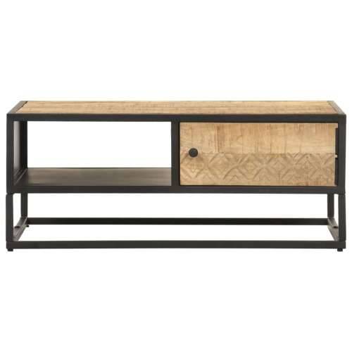 Stolić za kavu s izrezbarenim vratima 90x55x36 cm drvo manga Cijena