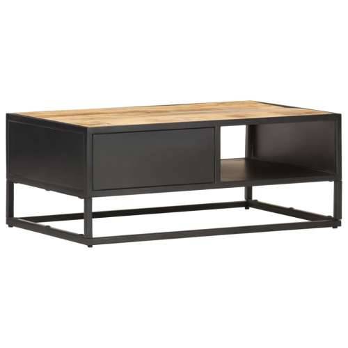 Stolić za kavu s izrezbarenim vratima 90x55x36 cm drvo manga Cijena