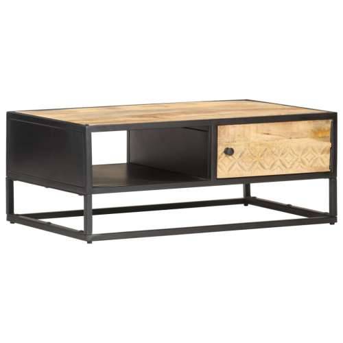Stolić za kavu s izrezbarenim vratima 90x55x36 cm drvo manga Cijena