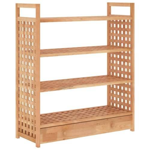 Stalak za cipele s ladicom 70x27x81 cm od masivnog drva oraha Cijena