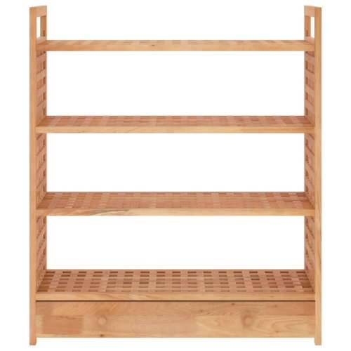 Stalak za cipele s ladicom 70x27x81 cm od masivnog drva oraha Cijena