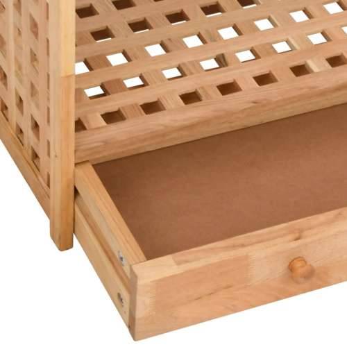 Stalak za cipele s ladicom 70x27x81 cm od masivnog drva oraha Cijena