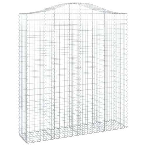 Lučne gabionske košare 4 kom 200x50x220/240cm pocinčano željezo - 200 x 50 x 220/240 cm 4 Cijena