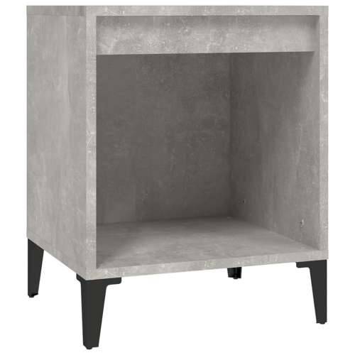 Noćni ormarić siva boja betona 40x35x50 cm - Beton siva 1 Cijena