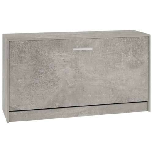 Klupa za cipele boja betona 80x24x45 cm konstruirano drvo - Beton siva 1 Cijena