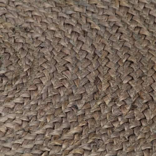 Ručno rađeni tepih od jute okrugli 240 cm sivi Cijena