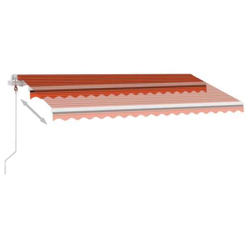 Samostojeća automatska tenda 450x350 cm narančasto-smeđa - Šareni 450 x 350 cm 1 Cijena