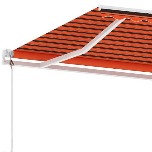 Samostojeća automatska tenda 450x350 cm narančasto-smeđa - Šareni 450 x 350 cm 1 Cijena