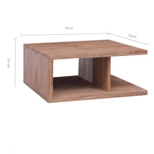 Stolić za kavu 70 x 70 x 30 cm od masivne tikovine Cijena