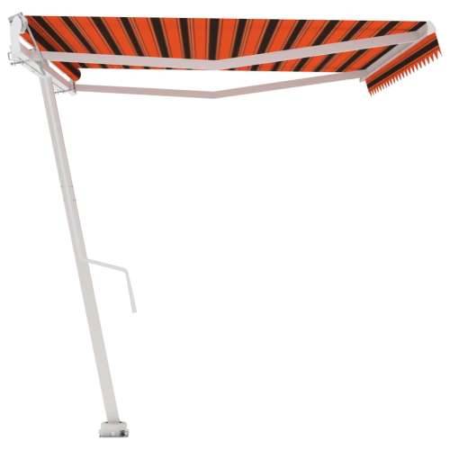 Samostojeća automatska tenda 500x300cm narančasto-smeđa Cijena
