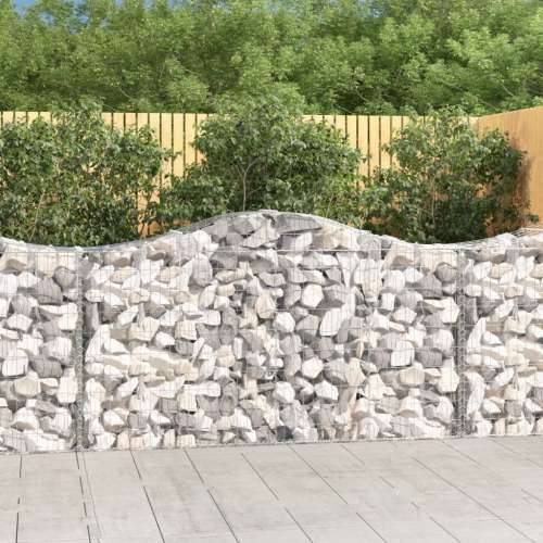 Lučne gabionske košare 8 kom 200x50x100/120cm pocinčano željezo - 200 x 50 x 100/120 cm 8 Cijena