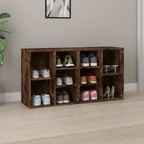 Klupa za cipele boja hrasta 103x30x54,5 cm konstruirano drvo - Dimljeni hrast 1 Cijena