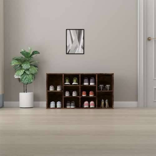 Klupa za cipele boja hrasta 103x30x54,5 cm konstruirano drvo - Dimljeni hrast 1 Cijena