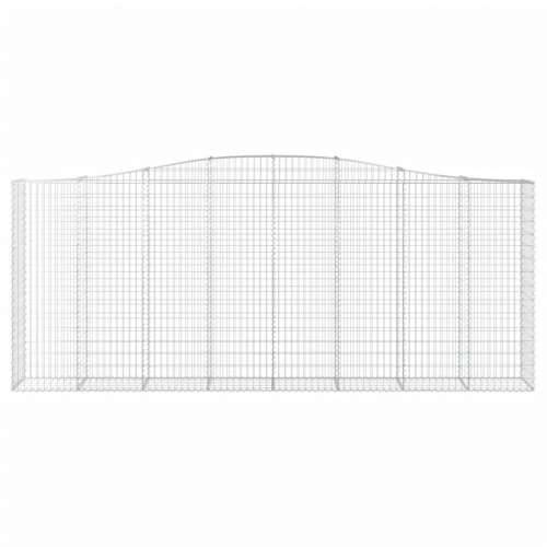 Gabion - Gabion ograde - Gabionska košara s lukom 400x50x160/180 cm pocinčano željezo - 400 x 50 x 160/180 cm 1 Cijena