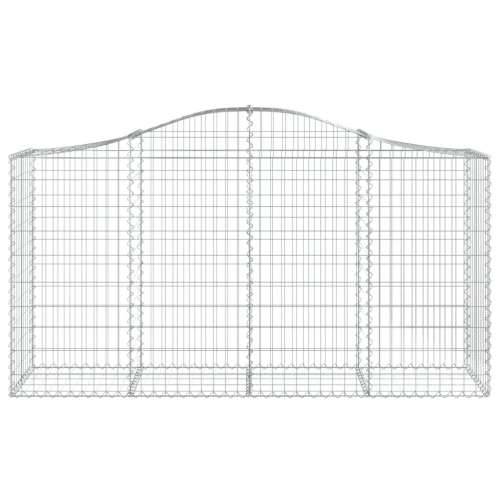 Lučne gabionske košare 7 kom 200x50x100/120cm pocinčano željezo - 200 x 50 x 100/120 cm 7 Cijena
