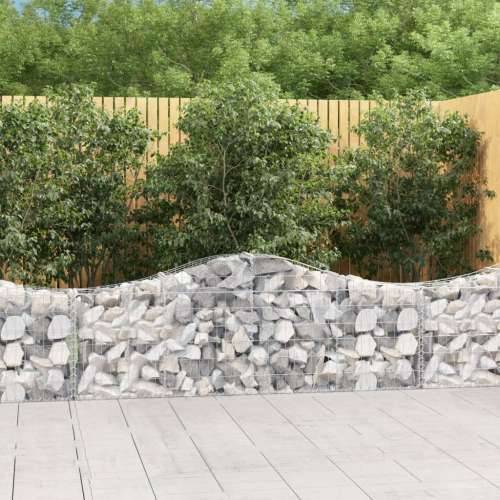 Lučne gabionske košare 9 kom 200x30x60/80 cm pocinčano željezo - 200 x 30 x 60/80 cm 9 Cijena