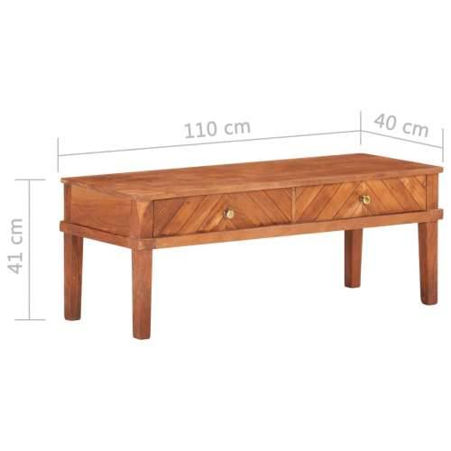 TV ormarić 110 x 40 x 41 cm od masivnog bagremovog drva Cijena