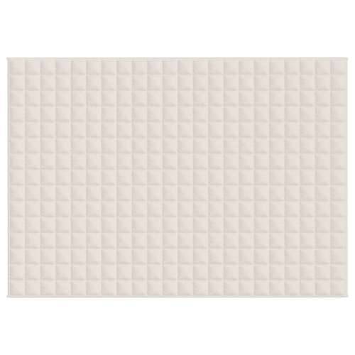 Teška deka svijetla krem 155x220 cm 11 kg od tkanine - Krema 155 x 220 cm 1 11 kg Cijena