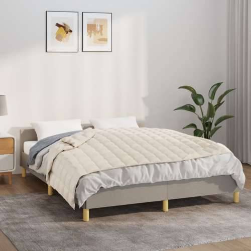 Teška deka svijetla krem 120 x 180 cm 5 kg od tkanine - Krema 120 x 180 cm 1 5 kg Cijena