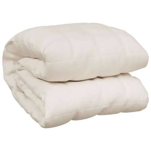 Teška deka svijetla krem 120 x 180 cm 5 kg od tkanine - Krema 120 x 180 cm 1 5 kg Cijena