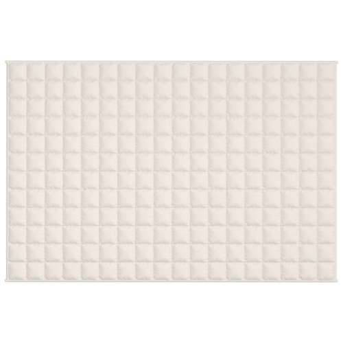 Teška deka svijetla krem 120 x 180 cm 9 kg od tkanine - Krema 120 x 180 cm 1 9 kg Cijena