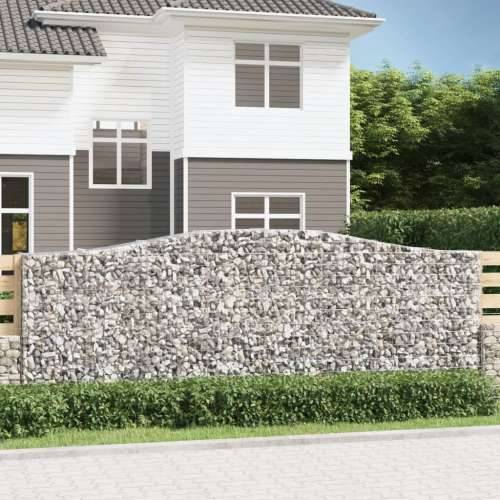 Lučne gabionske košare 3 kom 400x50x140/160cm pocinčano željezo - 400 x 50 x 140/160 cm 3 Cijena