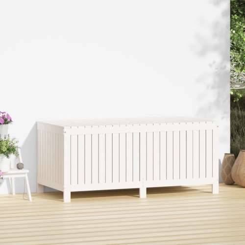 Vrtna kutija za pohranu bijela 147x68x64 cm od masivne borovine - Bijela boja bora 147 x 68 x 64 cm Cijena