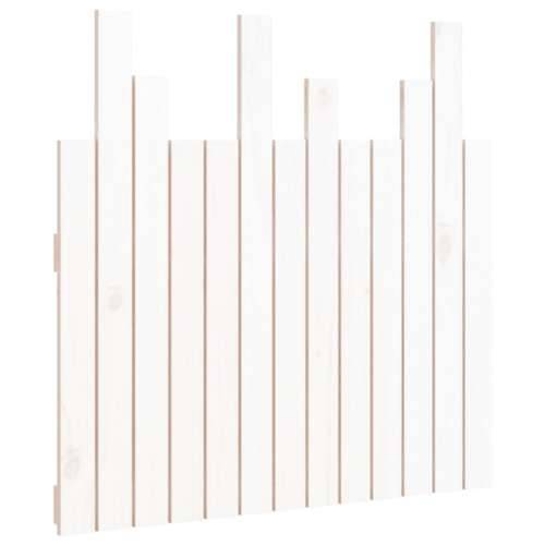 Zidno uzglavlje bijelo 82,5x3x80 cm od masivne borovine - Bijela 82.5 x 80 cm 1 Cijena