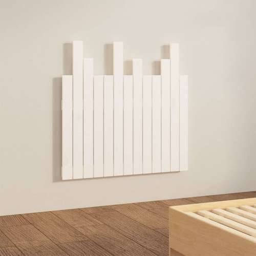 Zidno uzglavlje bijelo 82,5x3x80 cm od masivne borovine - Bijela 82.5 x 80 cm 1 Cijena