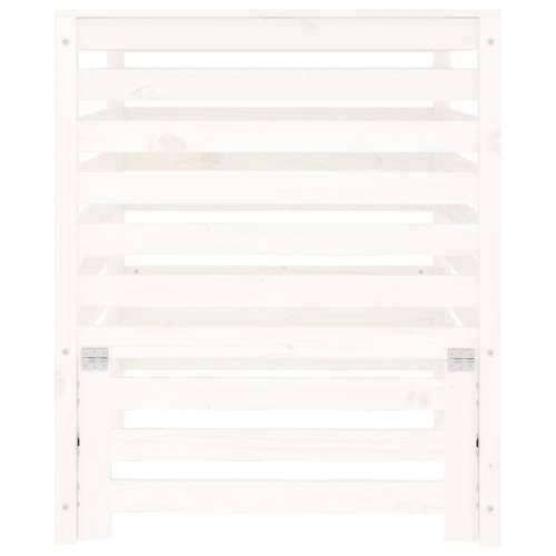 Komposter bijeli 82,5x82,5x99,5 cm od masivne borovine - Bijela boja bora 82.5 x 82.5 x 99.5 cm 1 Cijena