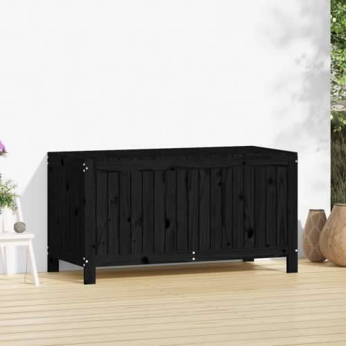 Vrtna kutija za pohranu crna 121x55x64 cm od masivne borovine - Crna boja bora 121 x 55 x 64 cm Cijena