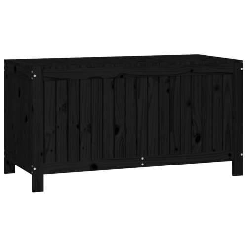 Vrtna kutija za pohranu crna 121x55x64 cm od masivne borovine - Crna boja bora 121 x 55 x 64 cm Cijena