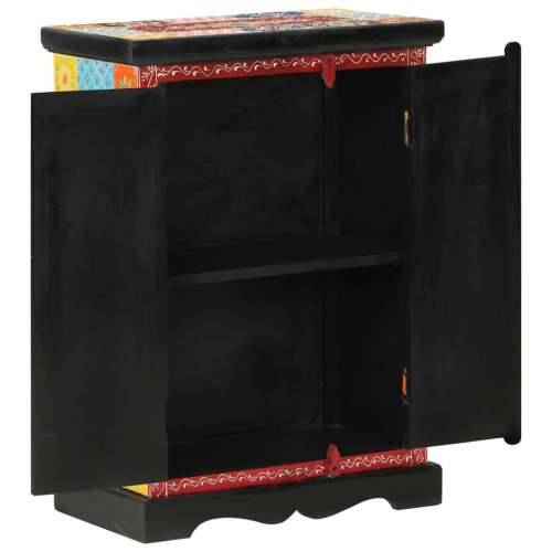 Ručno obojena komoda s vratima 53x30x75 cm masivno drvo manga - 1 53 cm Cijena
