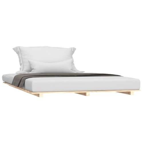 Okvir za krevet 140x190 cm od masivnog drva - Prirodna 140 x 190 cm Cijena