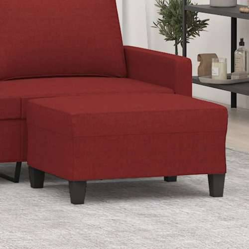 Tabure crvena boja vina 70 x 55 x 41 cm od tkanine - boja crnog vina 70 x 55 x 41 cm 1 Cijena