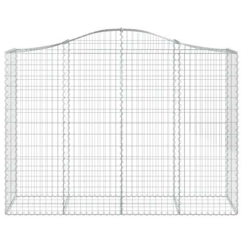 Lučne gabionske košare 11kom 200x50x140/160cm pocinčano željezo - 200 x 50 x 140/160 cm 11 Cijena