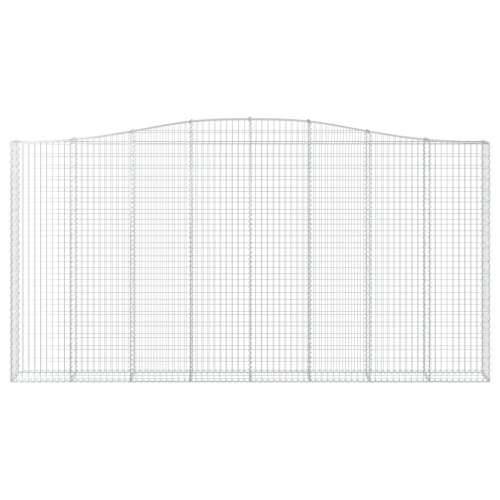 Gabion - Gabion ograde - Gabionska košara s lukom 400x30x200/220 cm pocinčano željezo - 400 x 30 x 200/220 cm 1 Cijena