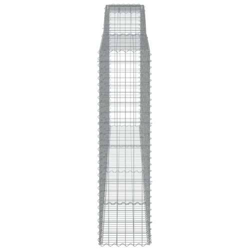 Gabion - Gabion ograde - Gabionska košara s lukom 400x50x180/200 cm pocinčano željezo - 400 x 50 x 180/200 cm 1 Cijena