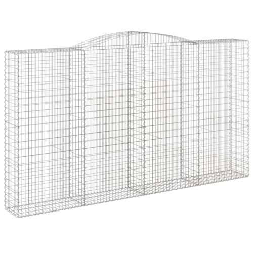 Gabion - Gabion ograde - Gabionska košara s lukom 400x50x220/240 cm pocinčano željezo - 400 x 50 x 220/240 cm 1 Cijena
