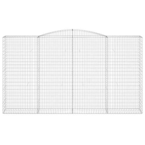 Gabion - Gabion ograde - Gabionska košara s lukom 400x50x220/240 cm pocinčano željezo - 400 x 50 x 220/240 cm 1 Cijena
