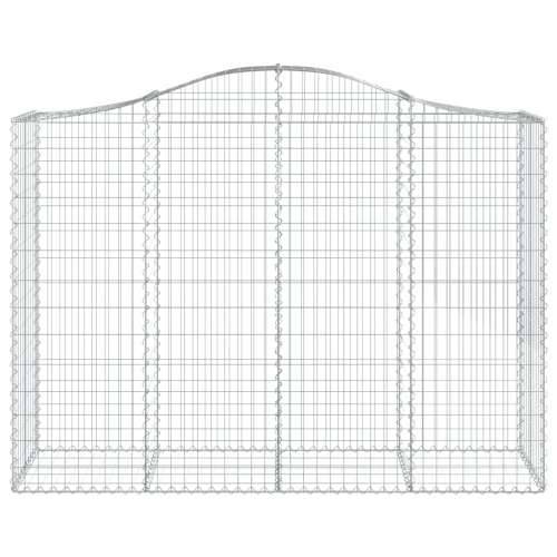 Lučne gabionske košare 9 kom 200x50x140/160cm pocinčano željezo - 200 x 50 x 140/160 cm 9 Cijena