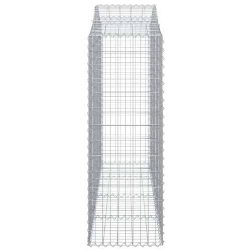 Lučne gabionske košare 9 kom 200x50x140/160cm pocinčano željezo - 200 x 50 x 140/160 cm 9 Cijena