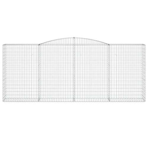 Gabion - Gabion ograde - Gabionska košara s lukom 400x50x160/180 cm pocinčano željezo - 400 x 50 x 160/180 cm 1 Cijena