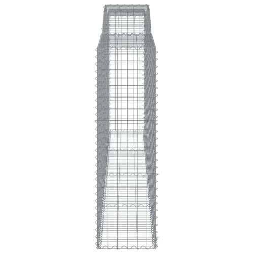 Gabion - Gabion ograde - Gabionska košara s lukom 400x50x160/180 cm pocinčano željezo - 400 x 50 x 160/180 cm 1 Cijena