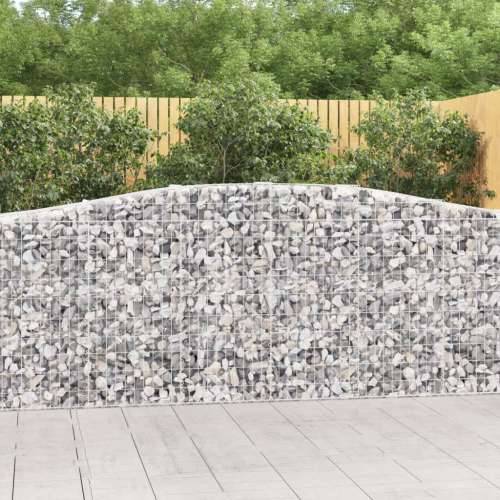 Lučne gabionske košare 5 kom 400x50x100/120cm pocinčano željezo - 400 x 50 x 100/120 cm 5 Cijena