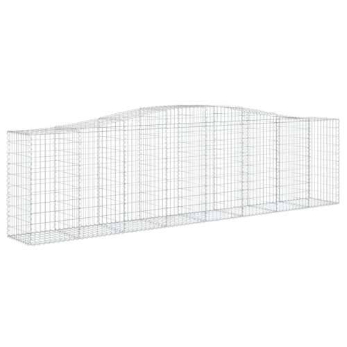 Lučne gabionske košare 5 kom 400x50x100/120cm pocinčano željezo - 400 x 50 x 100/120 cm 5 Cijena