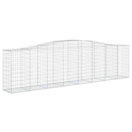 Lučne gabionske košare 6 kom 400x50x100/120cm pocinčano željezo - 400 x 50 x 100/120 cm 6 Cijena