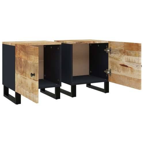 Noćni ormarići 2 kom 40 x 33 x 46 cm od masivnog drva manga - 2 masivno drvo manga Cijena